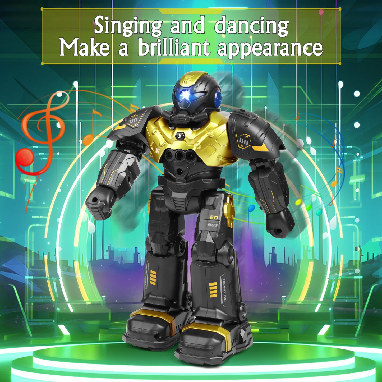RC Robot Toy for Kids Ages 5-7,Programmable Robot, Gesture Sensing Remote Control Robot for Kids 3-6 Years, Christmas Birthday Gift