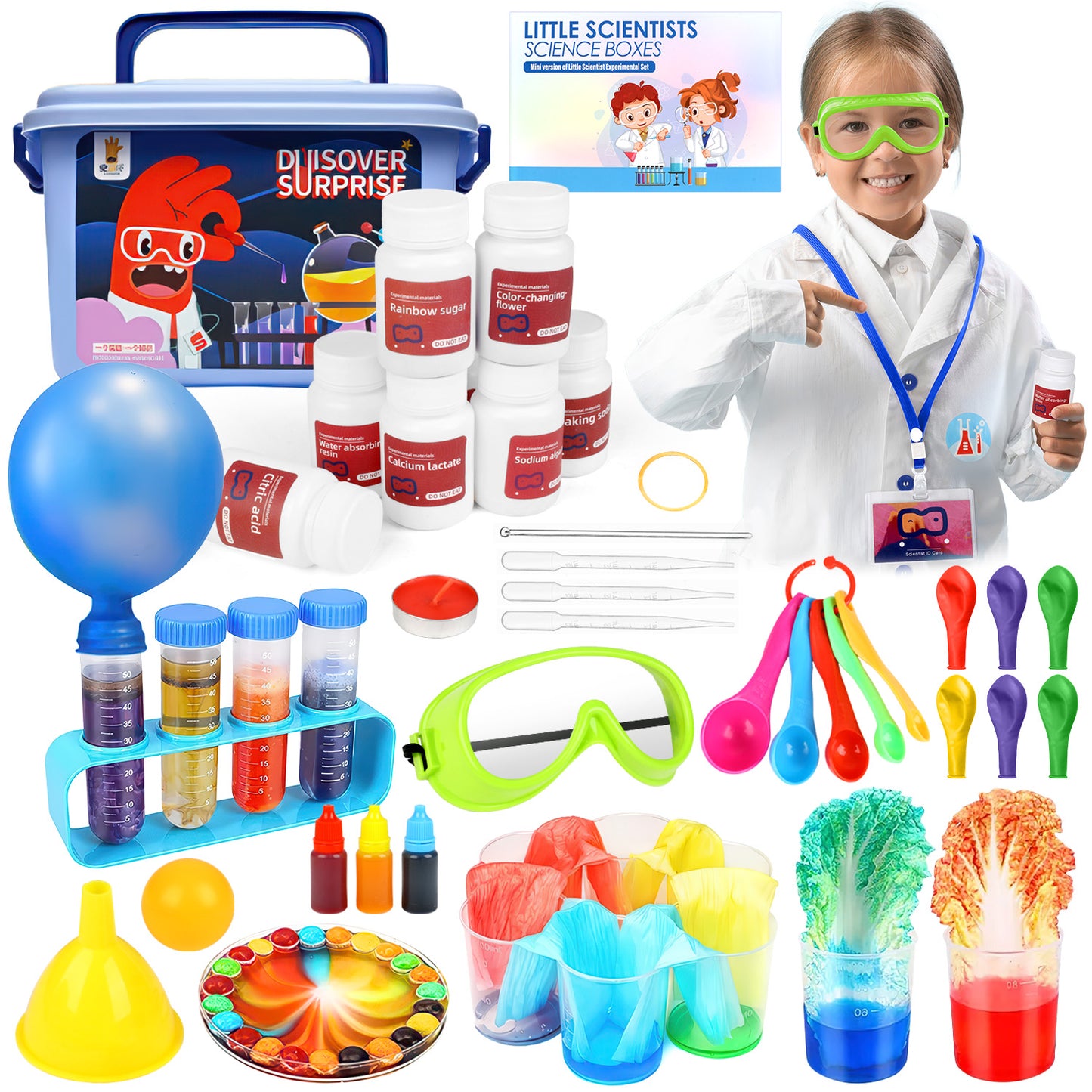 Huge Wave Science Kit for Kids Age 6-12, 120 Experiments Kit, STEM Educational Toys, Science Learning Toys Christmas Birthday Gift for Boys Girls