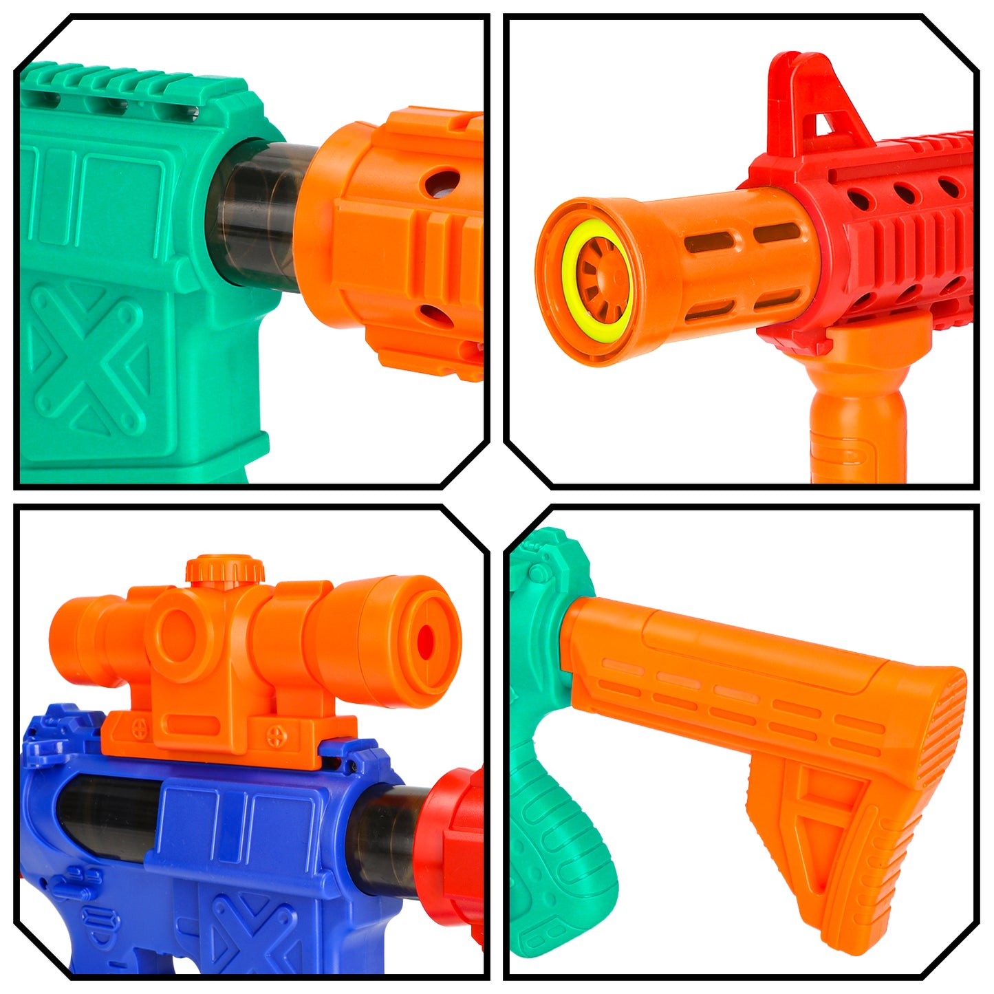 Shooting Targets Game for Kids, Large Moving Rotating Target with 2 Blaster & 24 Foam Balls for Nerf Popper, Outdoor Toys for Boys&Girls, Christmas Birthday Gifts for Boys 5 6 7 8 9 10+