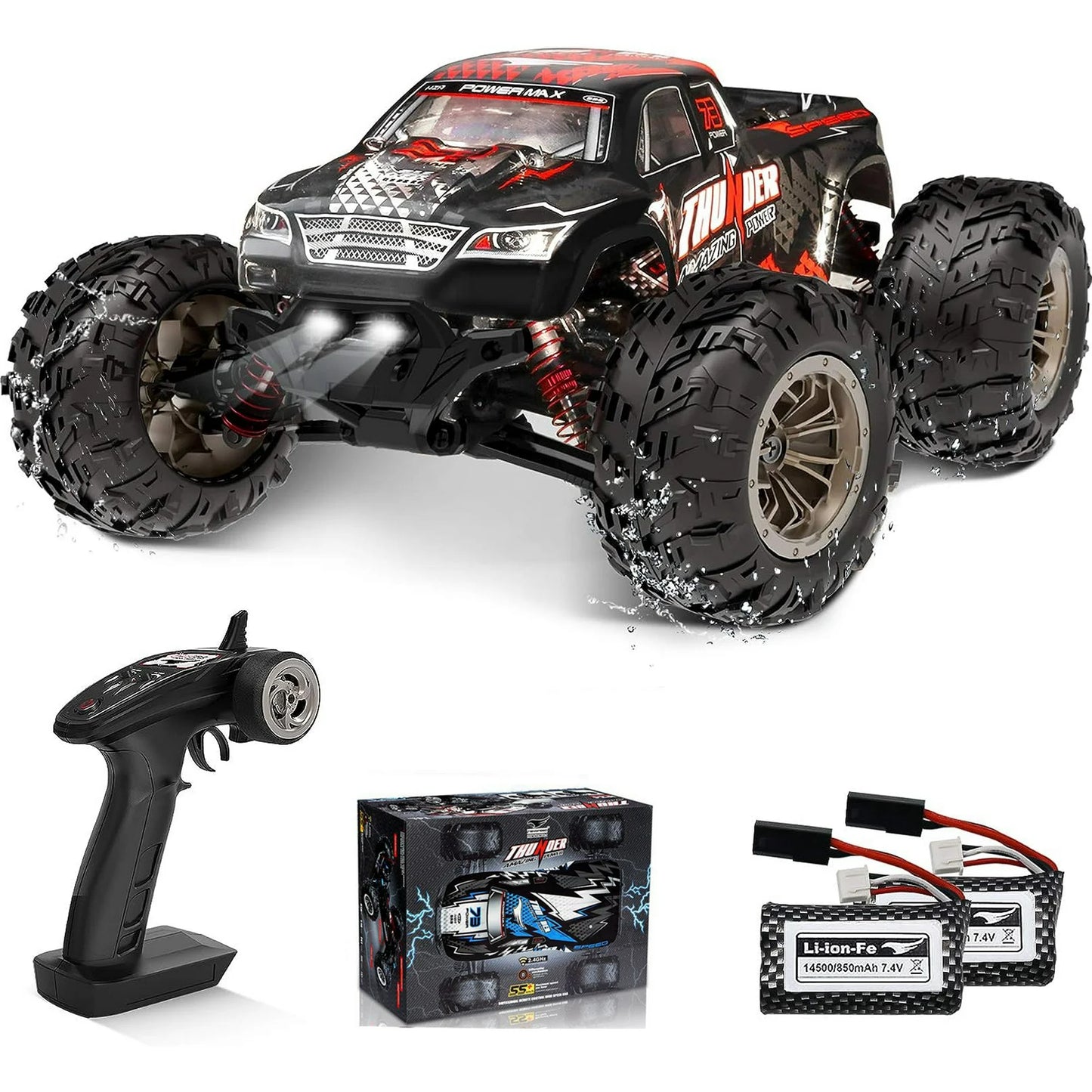 RC Cars for Adults,1:16 Scale 4WD 2.4 GHz Off Road High Speed RC Monster Truck Toy Gifts for Kid and Adults