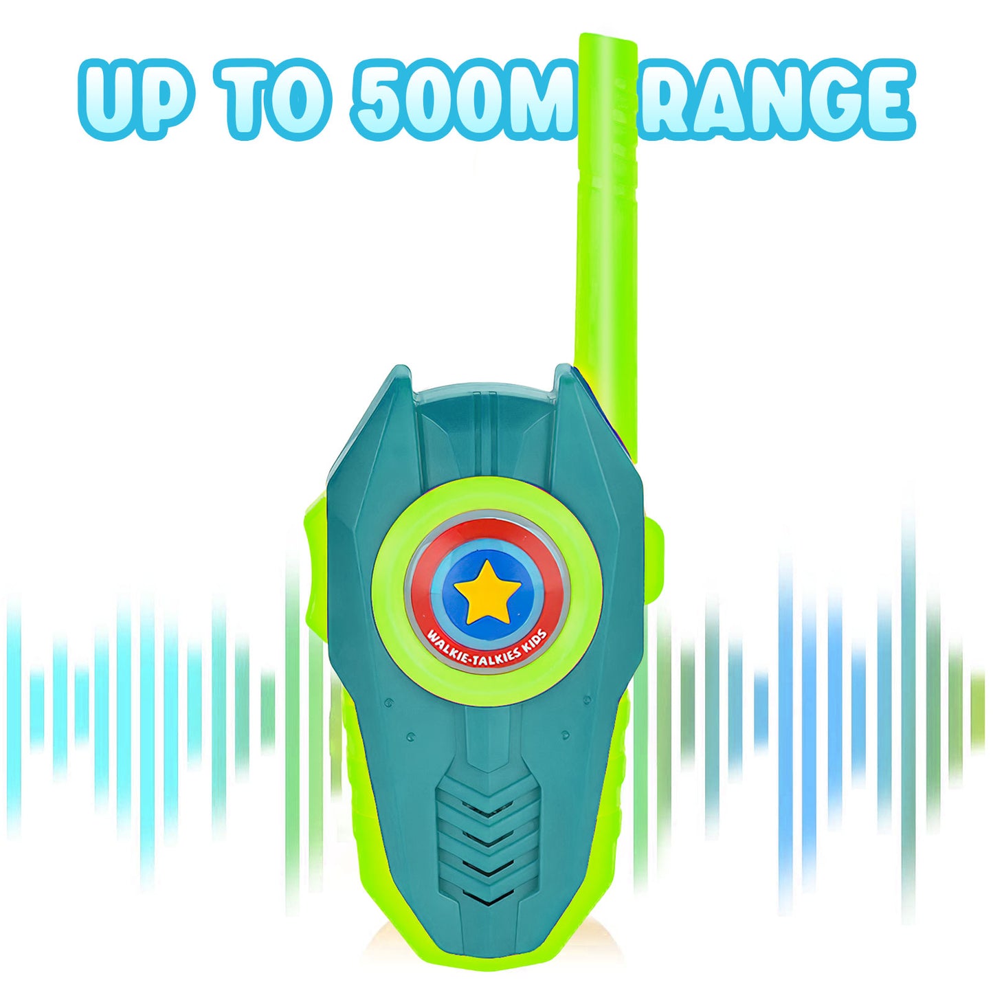 Walkie Talkies for Kid, 2 Way Radio, 1600 Feet Long Range Toy Gift for Boys Girls 3-8 Years Old-2 Pack