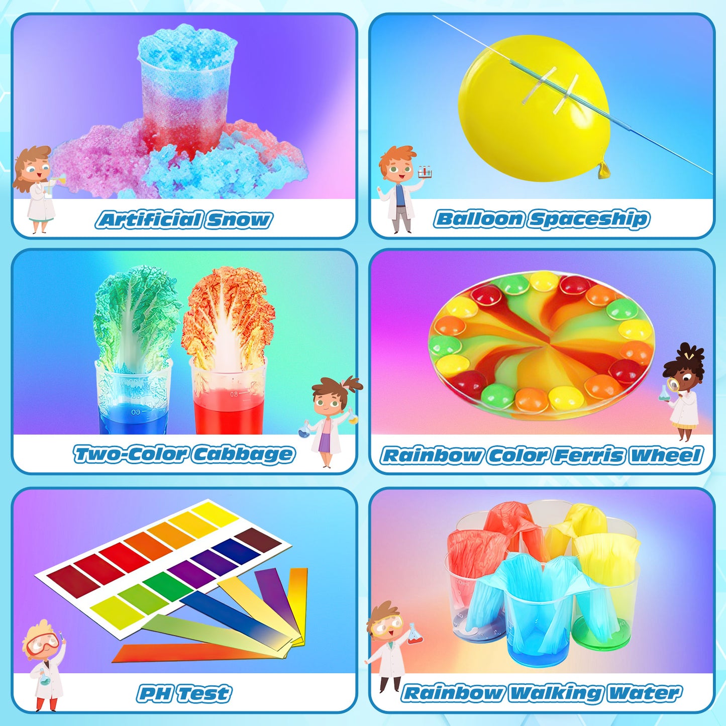 Huge Wave Science Kit for Kids Age 6-12, 120 Experiments Kit, STEM Educational Toys, Science Learning Toys Christmas Birthday Gift for Boys Girls
