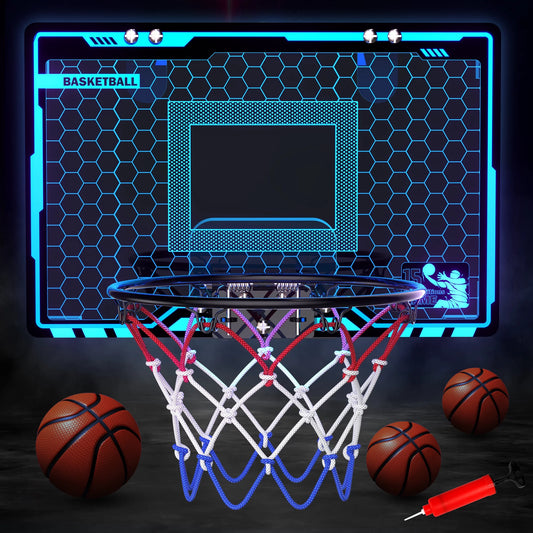 Kids Basketball Hoops, Mini Basketball Toys for Kids, Indoor Play Basketball Games, Birthday Christmas Gifts for Boys Ages 3 4 5 6 7 8.