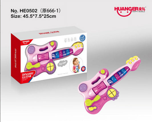 Huge Wave Toy Guitar for Toddlers, Baby Kids for Girls Cute Guitar, Musical Instrument Educational Toys for 1+ Year Old Girls Boys